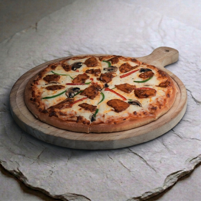 BBQ chicken pizza