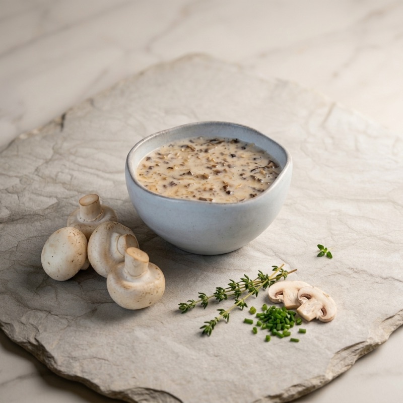 شوربة الفطر الكريمية